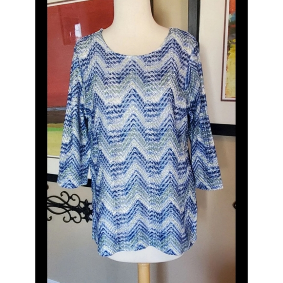 Alfred Dunner Lined Top - Picture 1 of 4